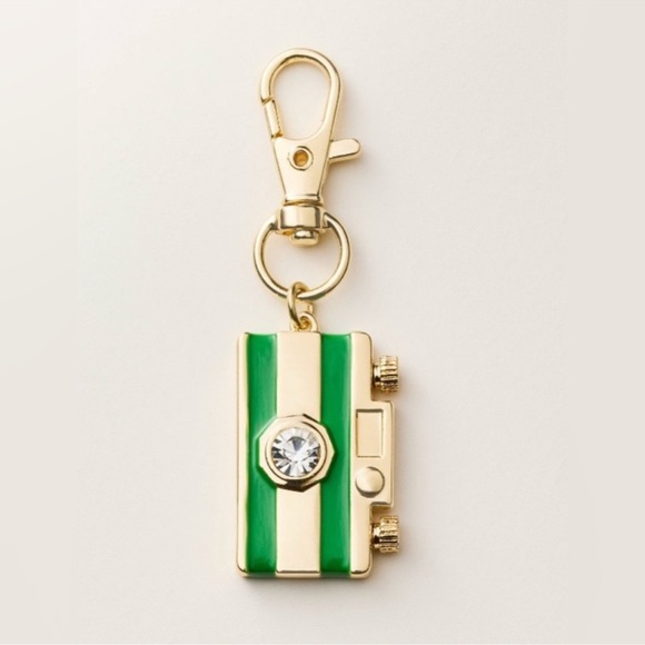 Kate Spade x Target Camera Bag Charm Keychain NWT - Picture 1 of 5